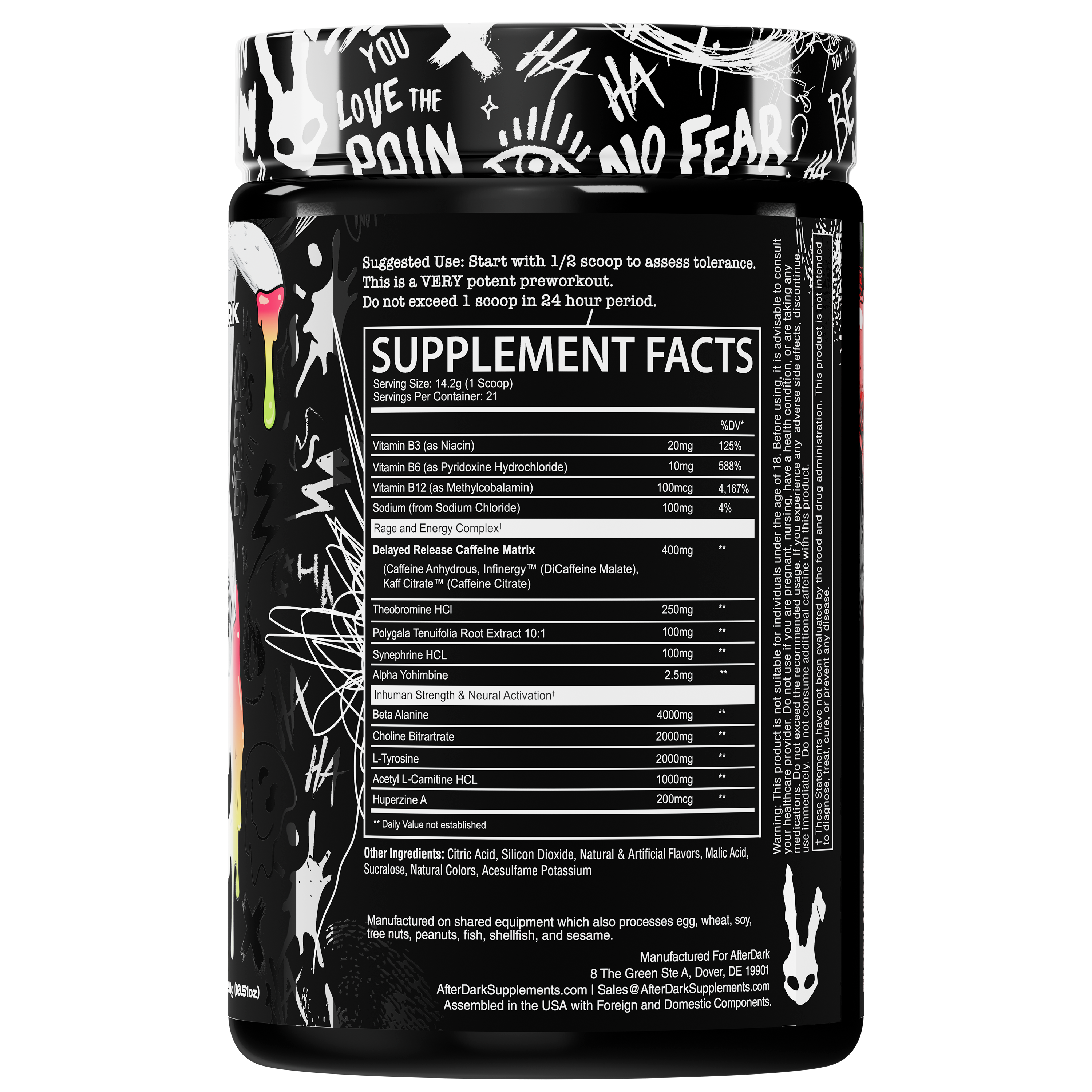 INHUMAN "FACE MELTER" CHERRY LIME