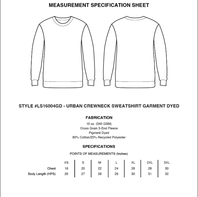 AfterDark Urban Crewneck Sweater (University Logo)